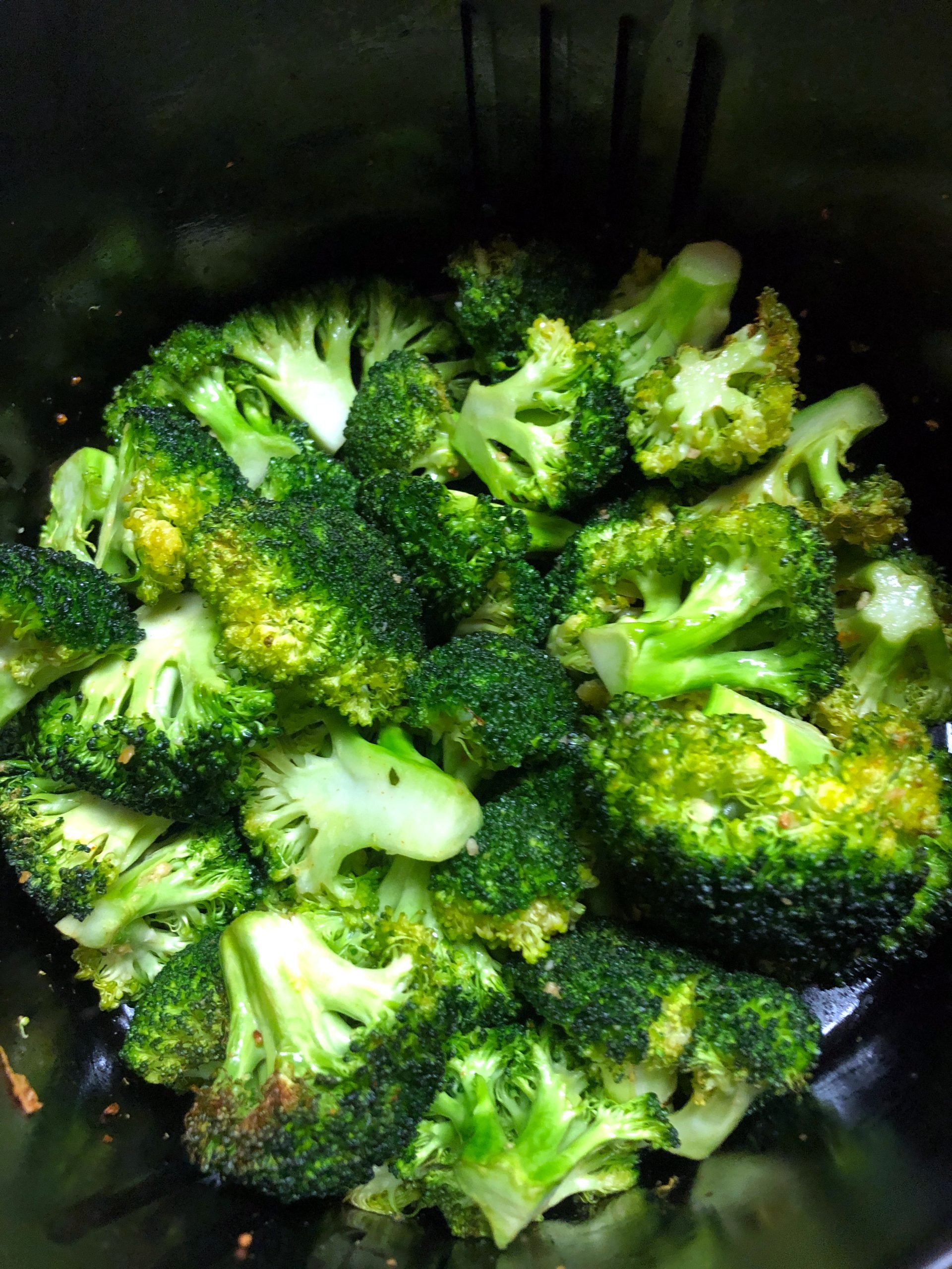 Garlic Broccoli in Air Fryer Recipe • Oh Snap! Let's Eat!