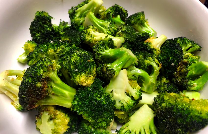 Garlic Broccoli In Air Fryer Recipe Oh Snap Let S Eat