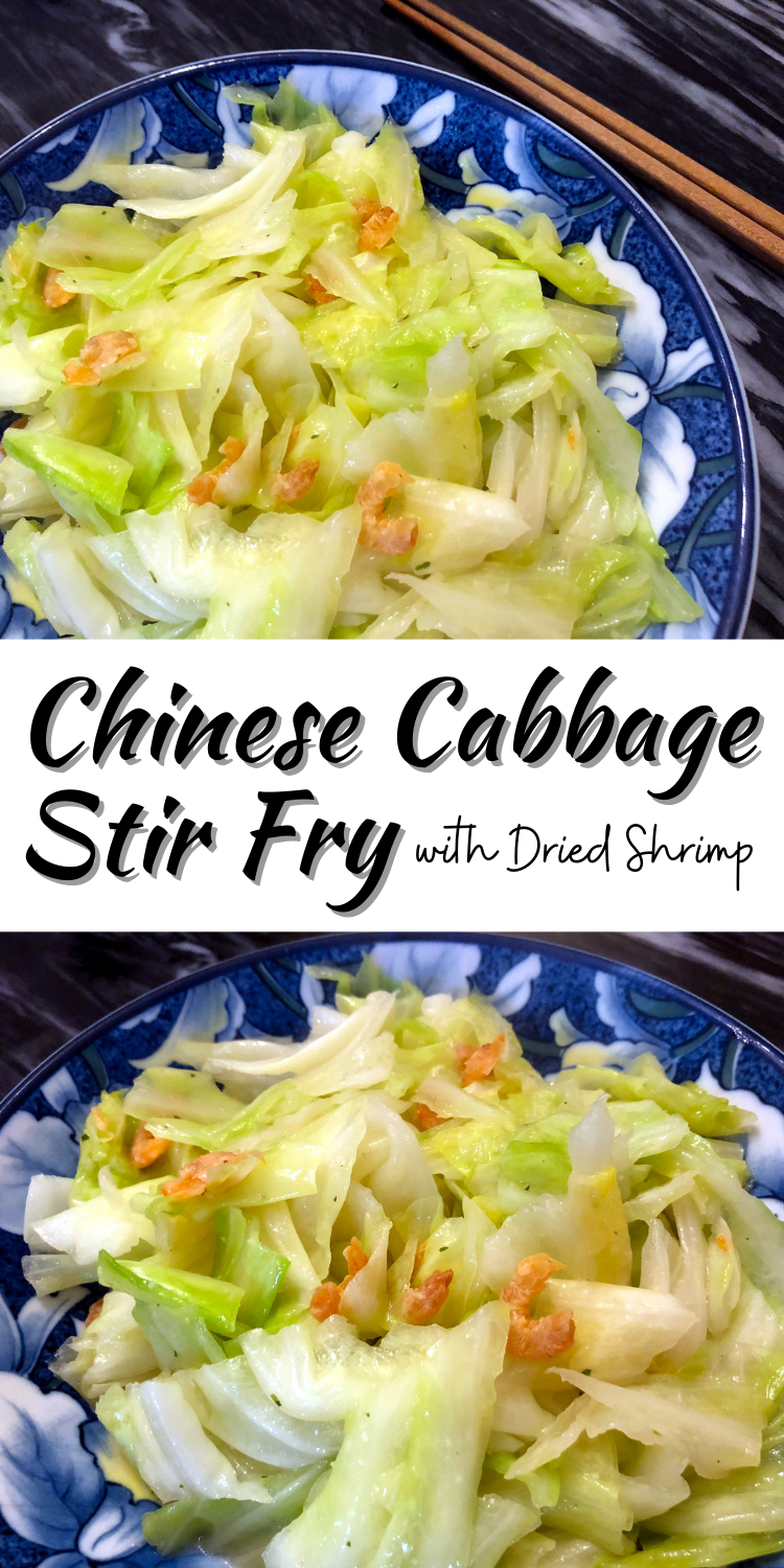 Chinese Cabbage Stir Fry with Dried Shrimp • Oh Snap! Let's Eat!