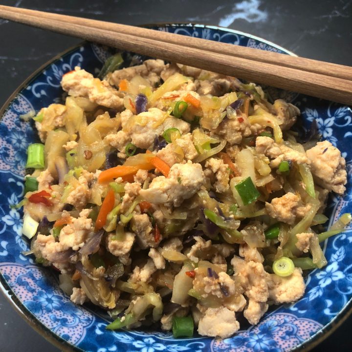 Keto Egg Roll in a Bowl • Oh Snap! Let's Eat!