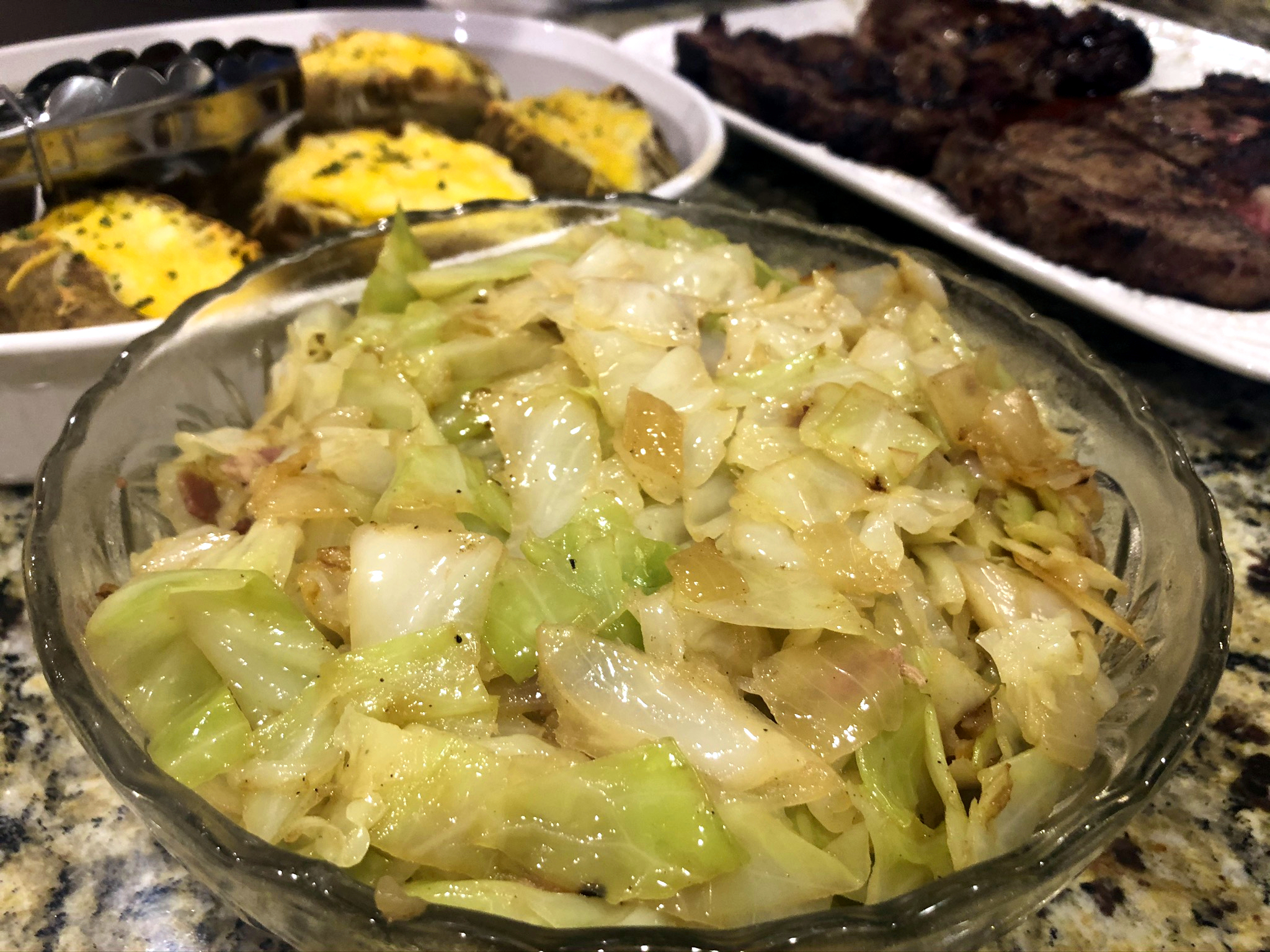 Bacon Up Fried Cabbage - Bacon Up®