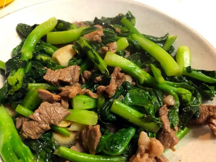 Beef Chinese Broccoli (Gai Lan) Stir Fry