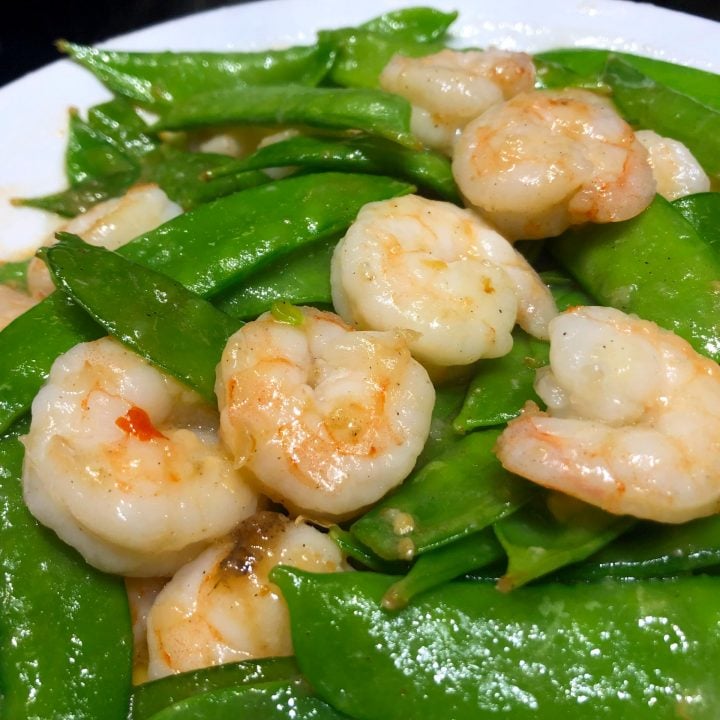 Shrimp Snow Peas Stir Fry • Oh Snap! Let's Eat!