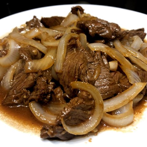 Beef and Onion Stir Fry • Oh Snap! Let's Eat!