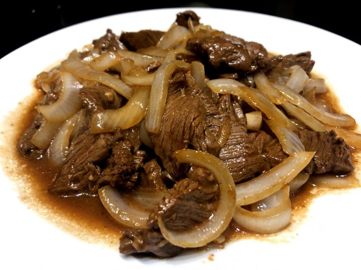 Beef and Onion Stir Fry