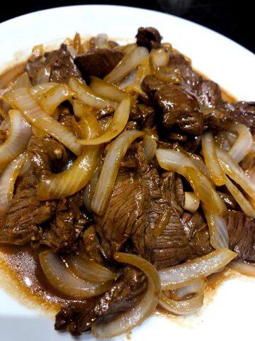 Beef and Onion Stir Fry • Oh Snap! Let's Eat!