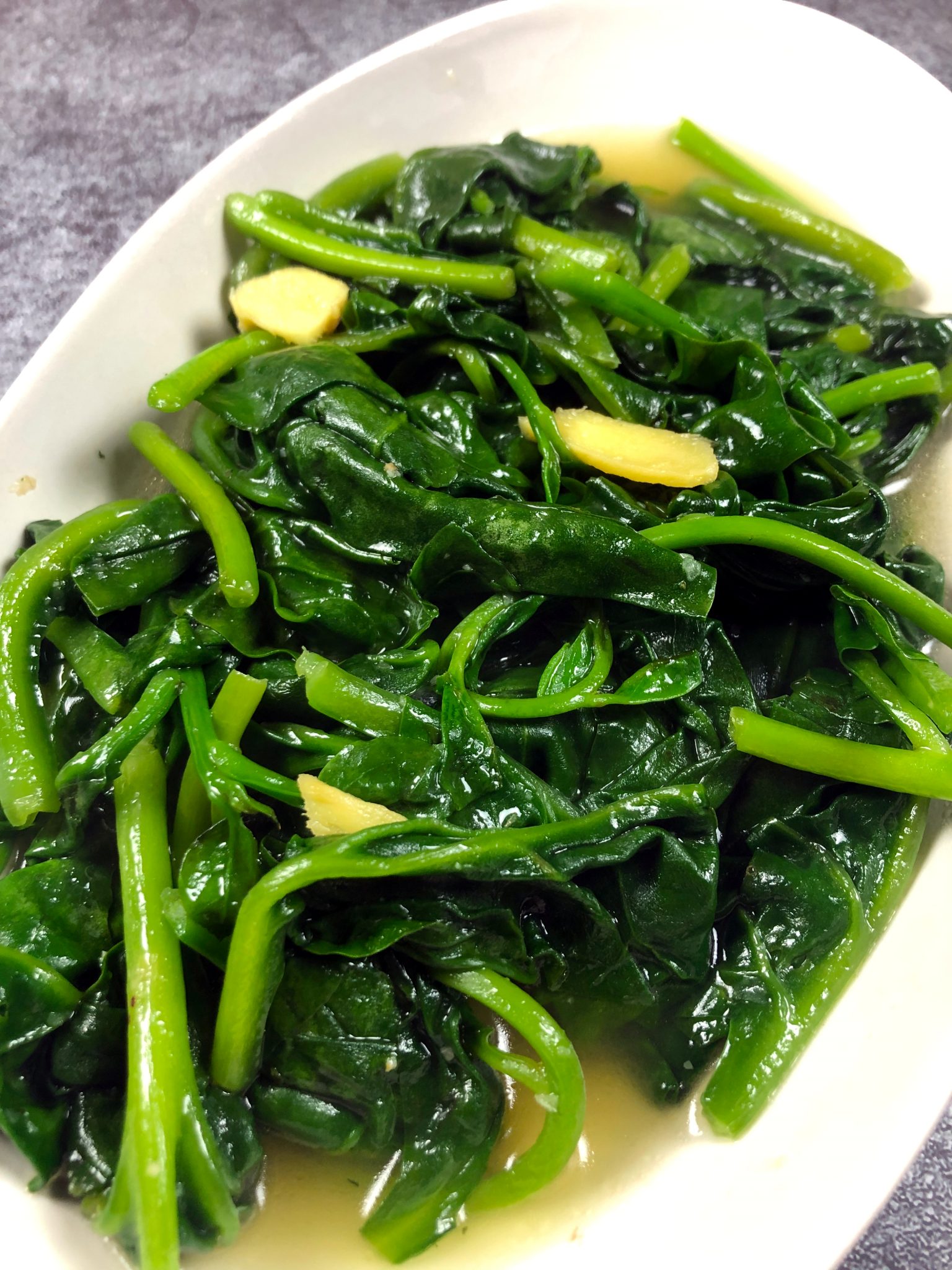 Malabar Spinach Stir Fry Recipe • Oh Snap! Let's Eat!
