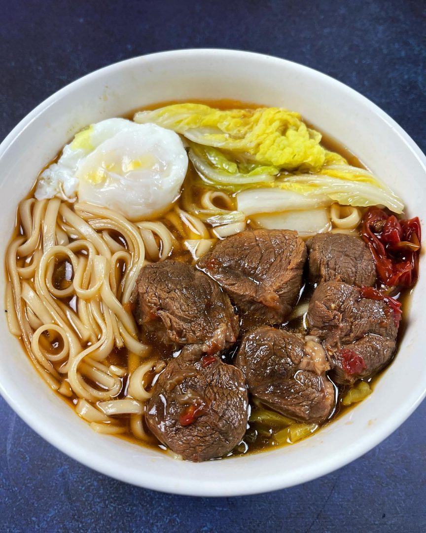 Taiwan Beef Noodle Soup (Hong Shao Niu Rou Mian) • Oh Snap! Let's Eat!