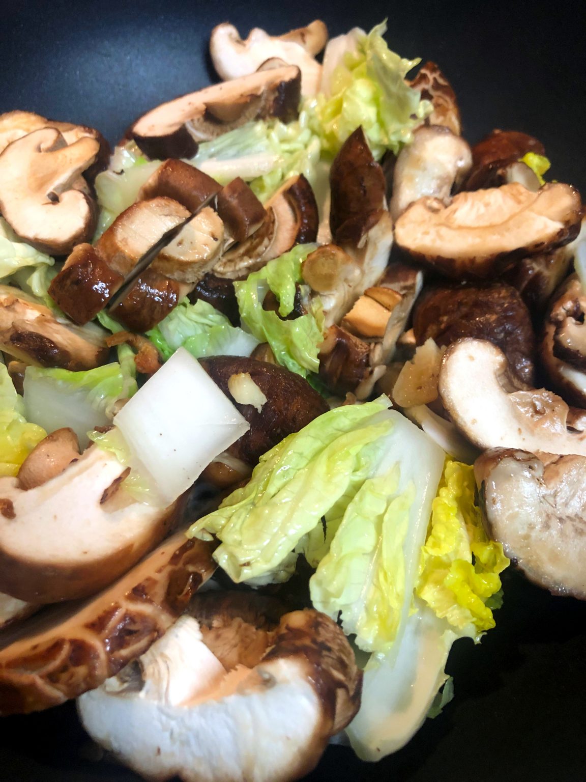 Shiitake Mushrooms Napa Cabbage Stir Fry • Oh Snap Let S Eat