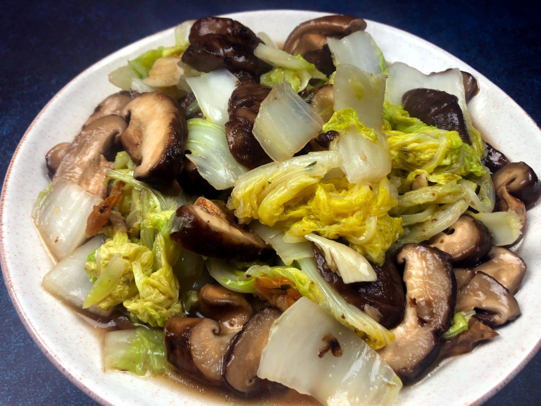 Shiitake Mushrooms Napa Cabbage Stir Fry • Oh Snap Let S Eat