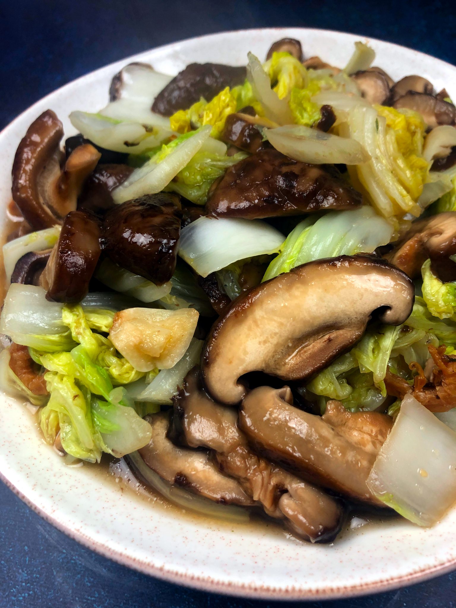 Shiitake Mushrooms Napa Cabbage Stir Fry • Oh Snap! Let's Eat!