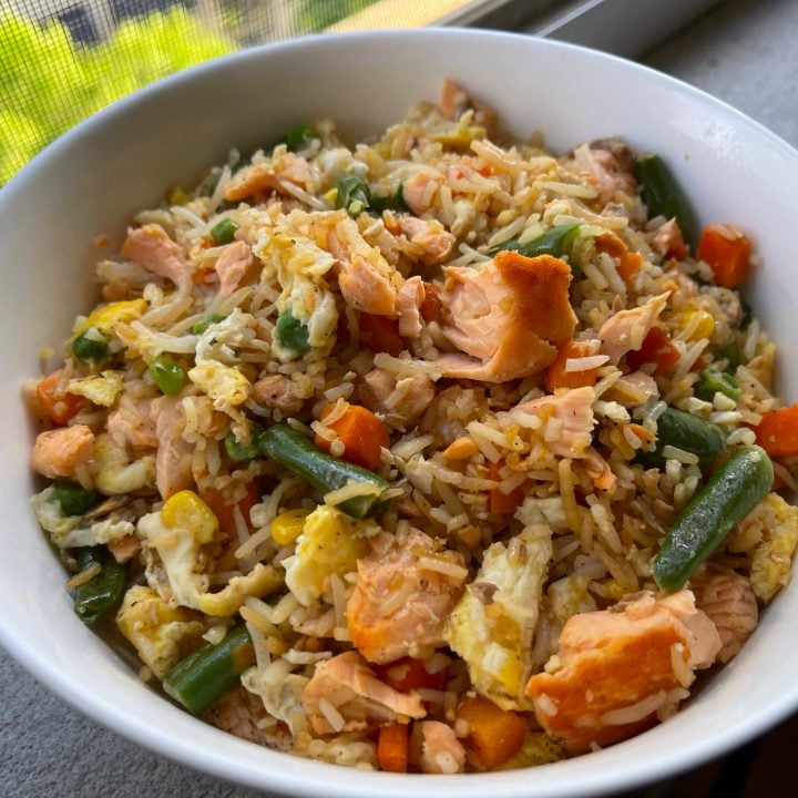 Salmon Fried Rice Recipe