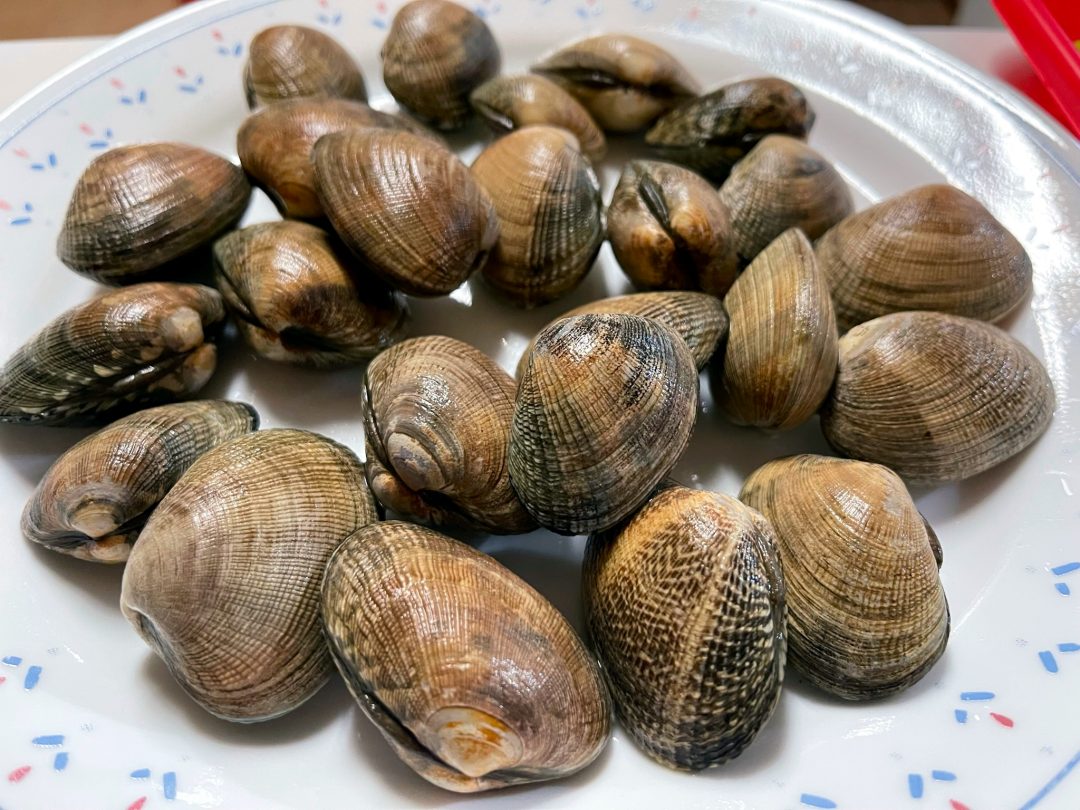 Stir Fry Clams with Basil, Ginger, Scallions • Oh Snap! Let's Eat!