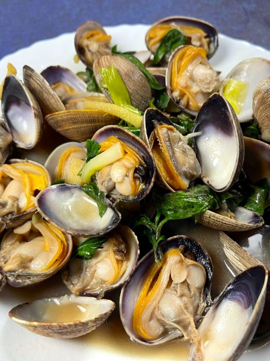 stir fry clams