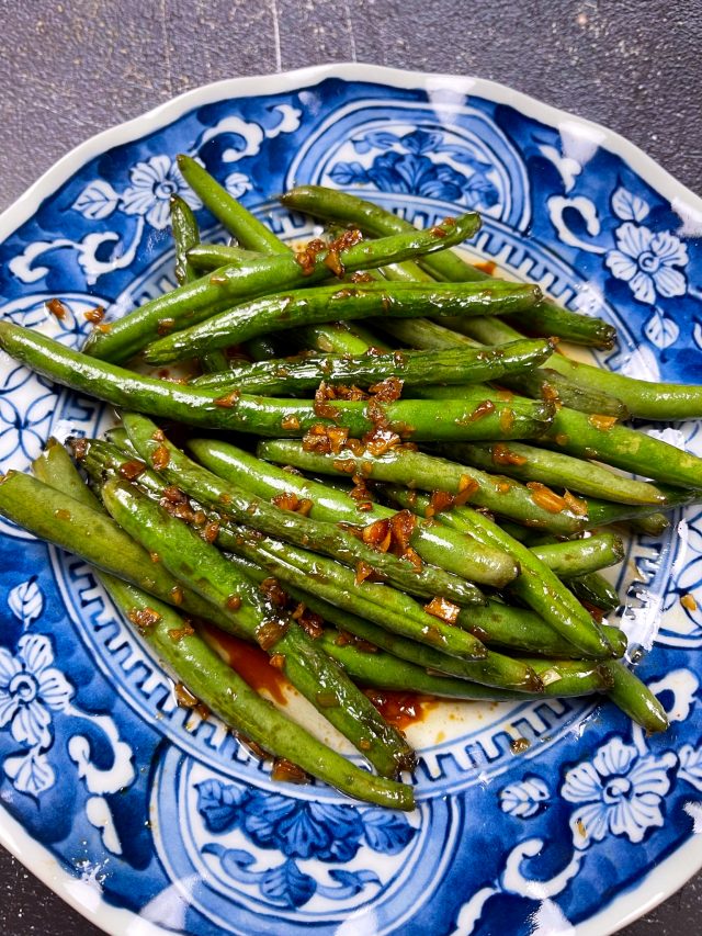 Chinese Green Beans Stir Fry • Oh Snap! Let's Eat!