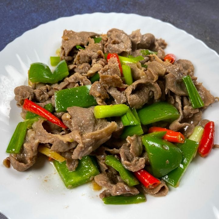 Pepper Lamb Stir Fry Recipe