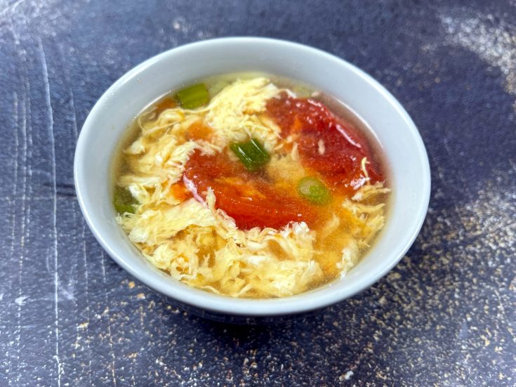 Tomato Egg Drop Soup