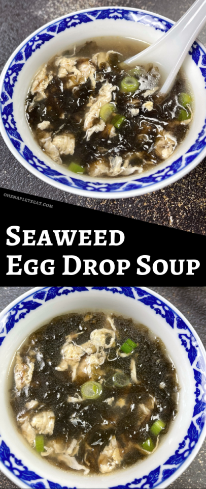 Seaweed Egg Drop Soup • Oh Snap Lets Eat 0354