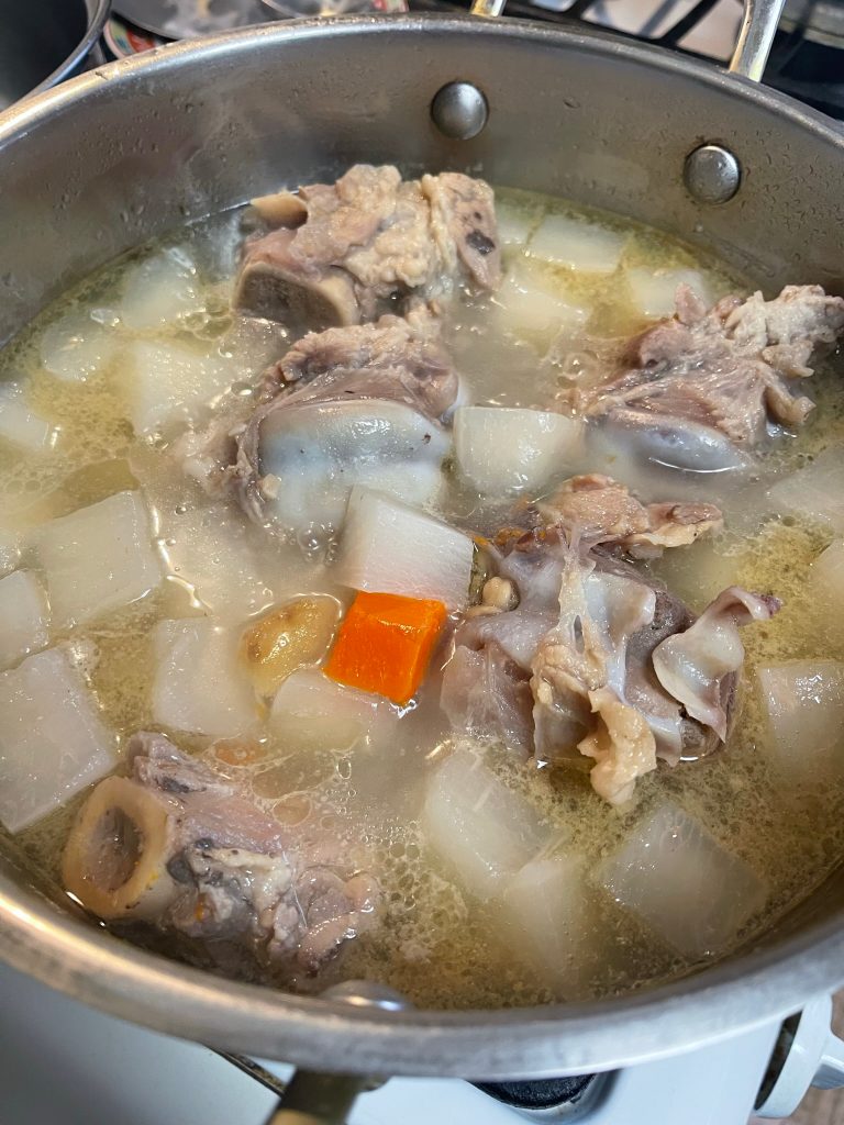 Daikon Radish Pork Soup is a classic Chinese soup made with daikon radish, pork bone broth, ginger, and garlic. Here's how to make at home.