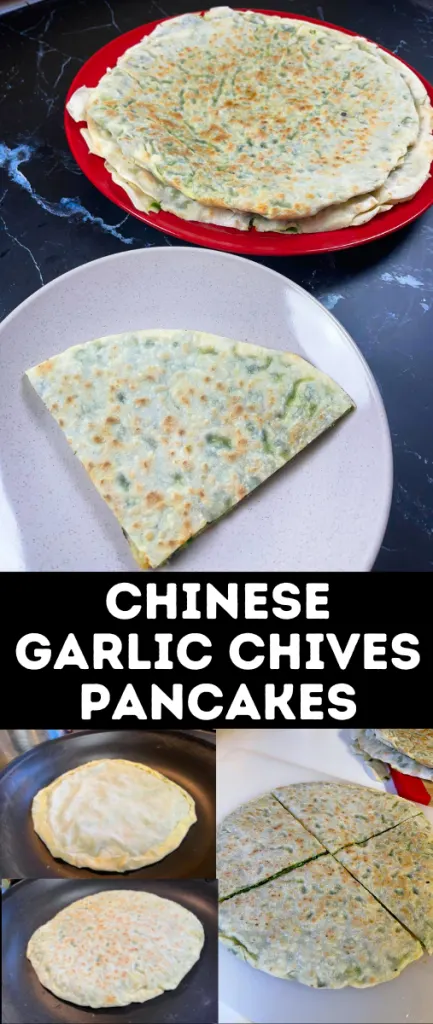Chinese Garlic Chives Pancakes 