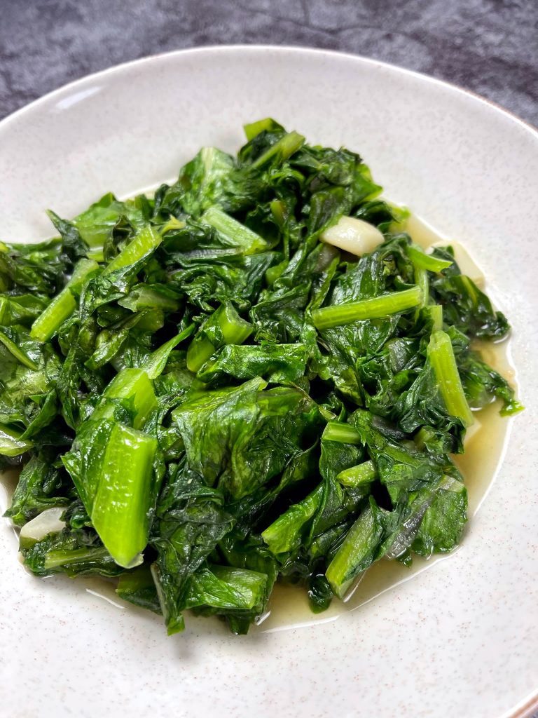 Stir Fry A Choy Recipe (Taiwanese Lettuce)