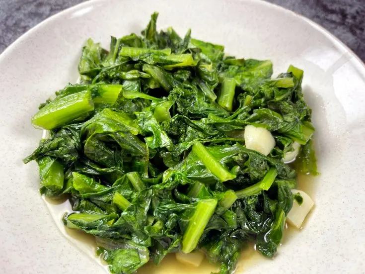 Stir Fry A Choy (Taiwanese Lettuce)
