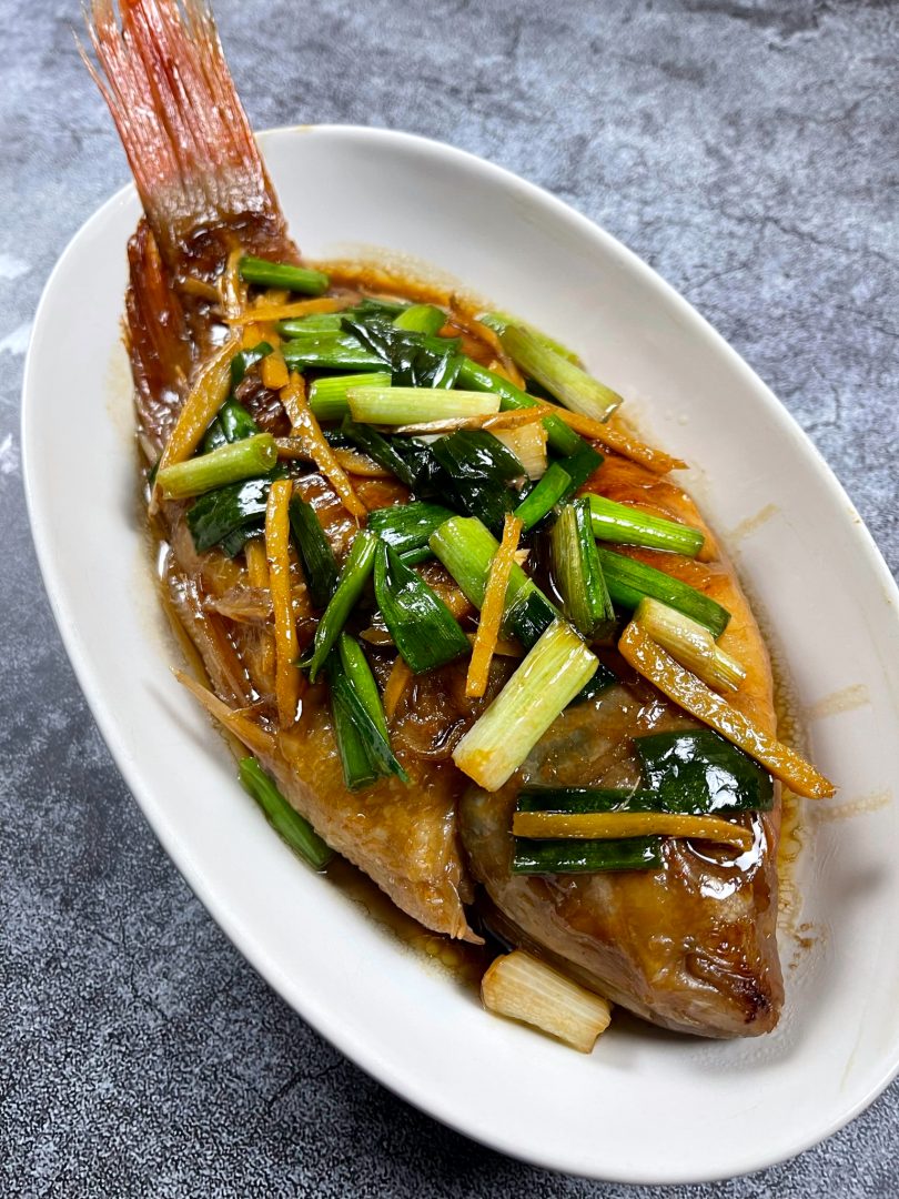 Red Braised Whole Fish Hong Shao Yu • Oh Snap Lets Eat