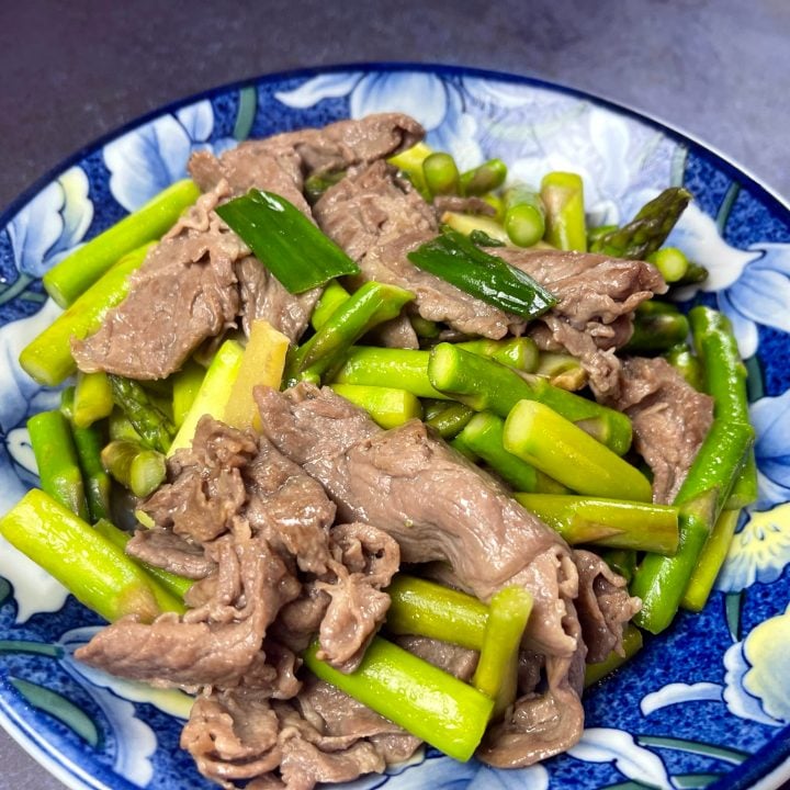 Stir Fry Lamb with Asparagus