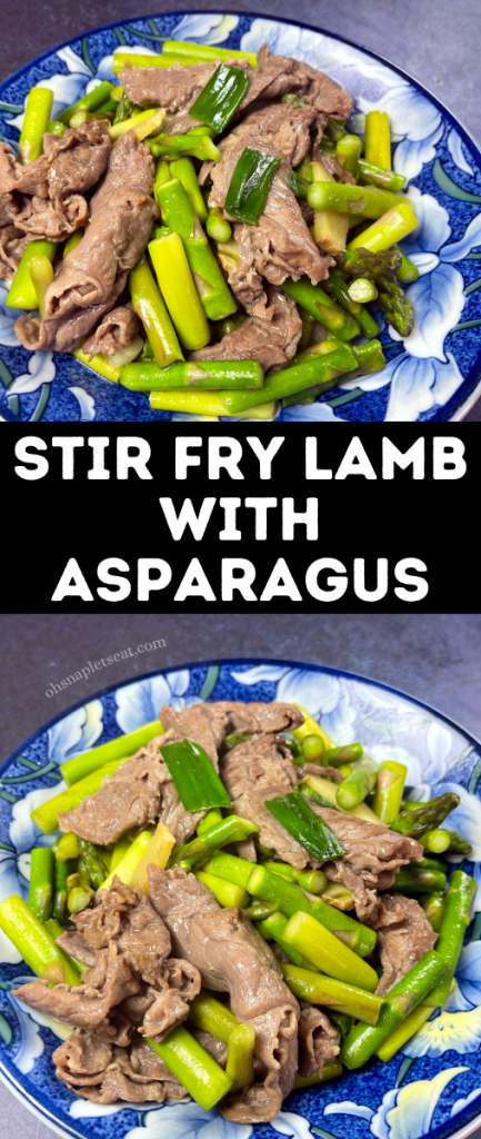 Stir Fry Lamb with Asparagus