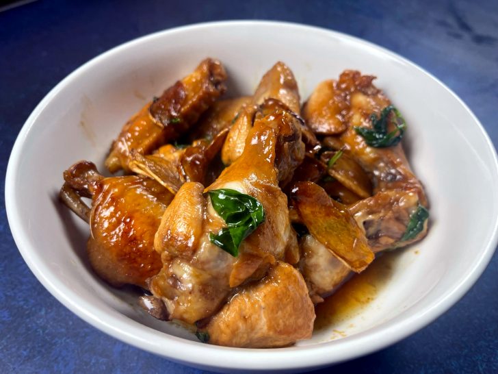 Three Cup Chicken Wings