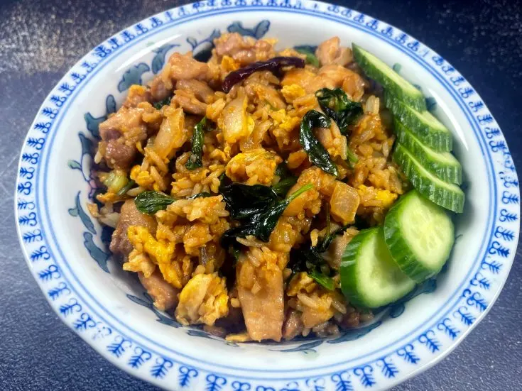 Basil Fried Rice with Chicken
