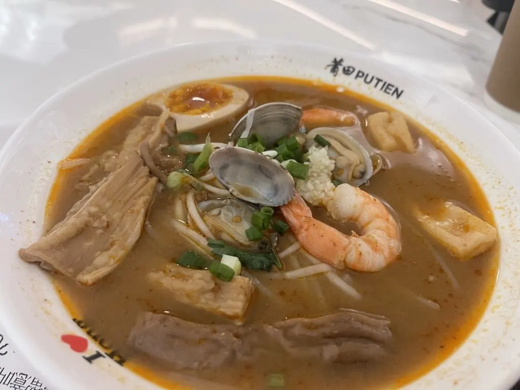 Putien seafood noodle soup