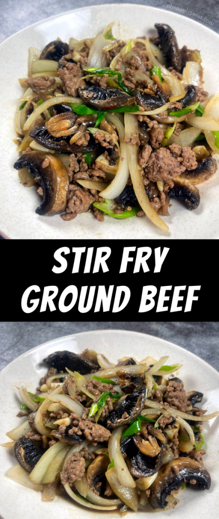 stir fry ground beef
