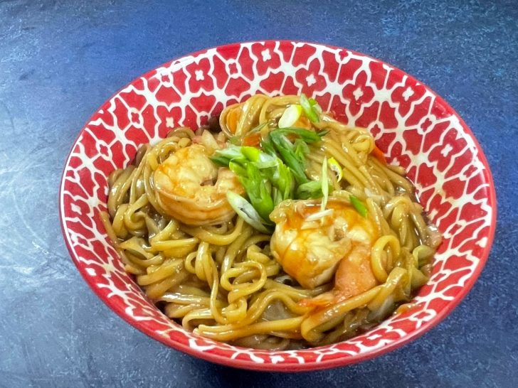 Shrimp Noodles Stir Fry