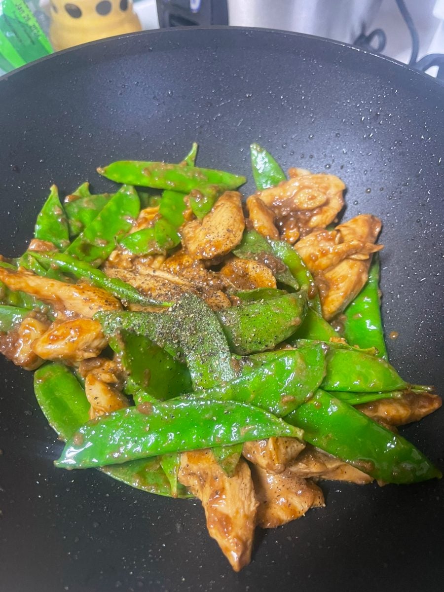 Chicken and Snow Peas Stir Fry • Oh Snap! Let's Eat!