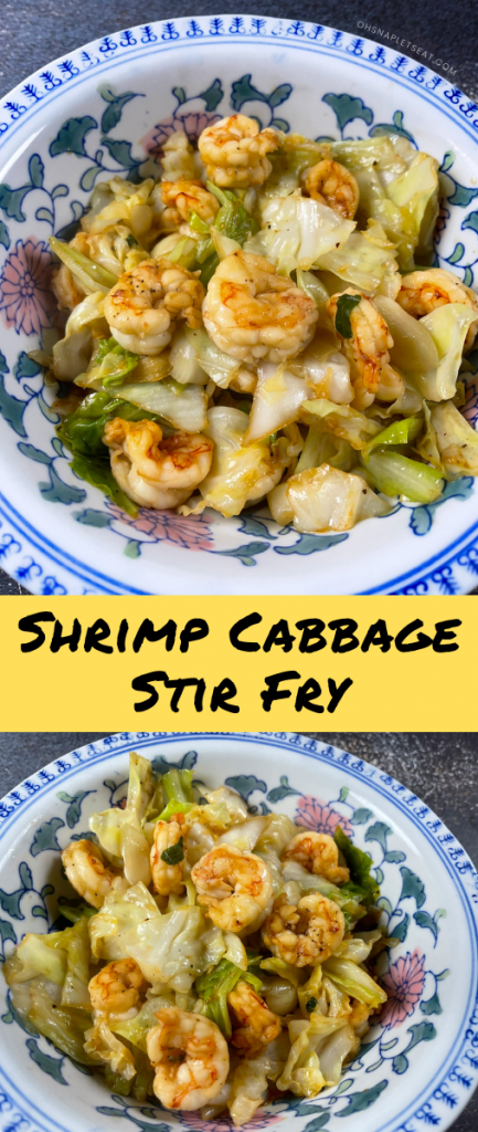 Shrimp Cabbage Stir Fry 