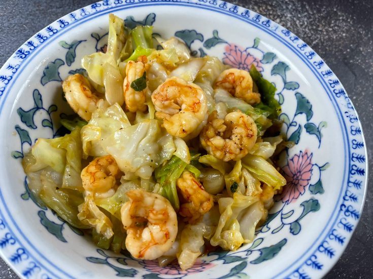 Shrimp Cabbage Stir Fry