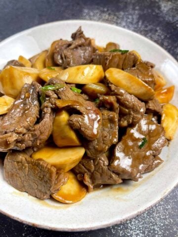 Beef & King Oyster Mushroom Stir Fry
