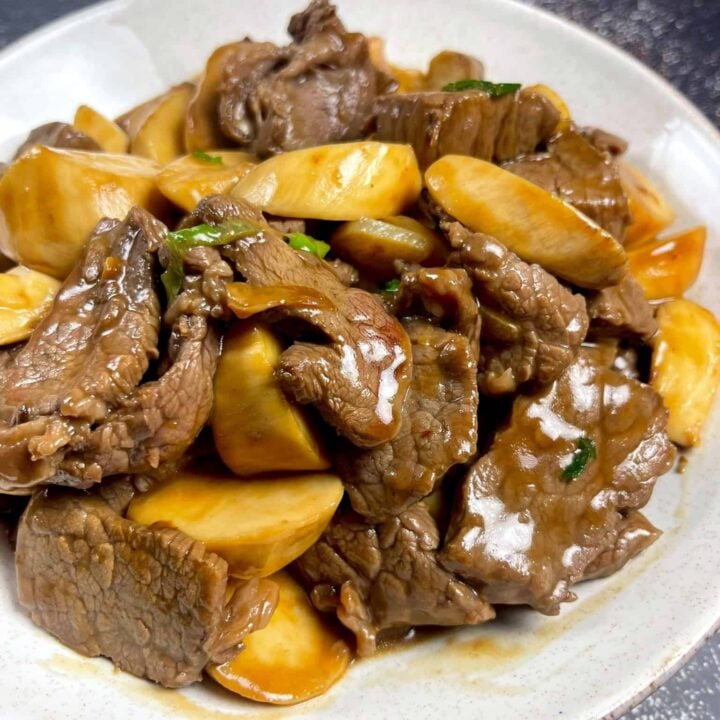 Beef & King Oyster Mushroom Stir Fry