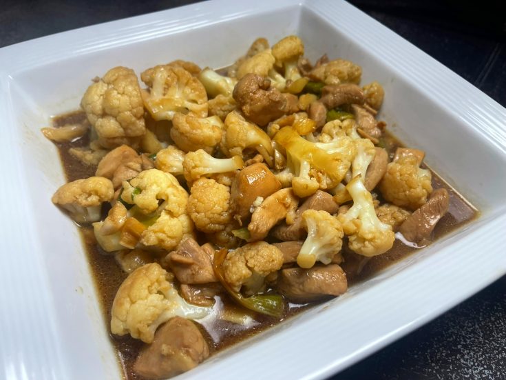 Cauliflower Chicken Stir Fry