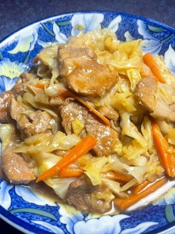 pork cabbage stir fry