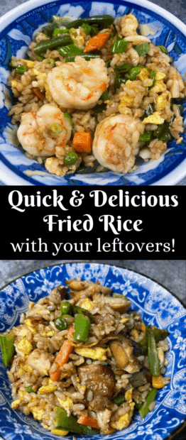 Fried Rice with Leftovers – Quick & Easy Recipe • Oh Snap! Let's Eat!