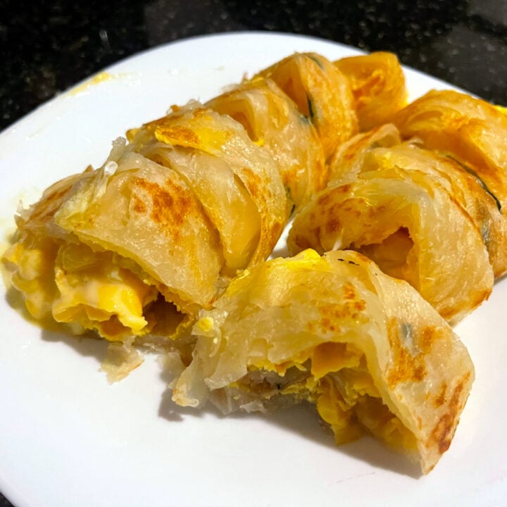 Cheesy Corn Taiwanese Egg Pancake (Dan Bing 蛋餅) Recipe