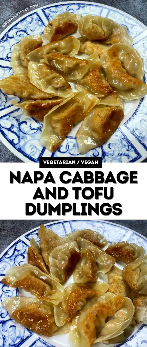 napa cabbage tofu dumplings