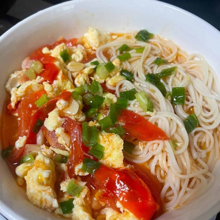 Tomato Egg Noodles Recipe