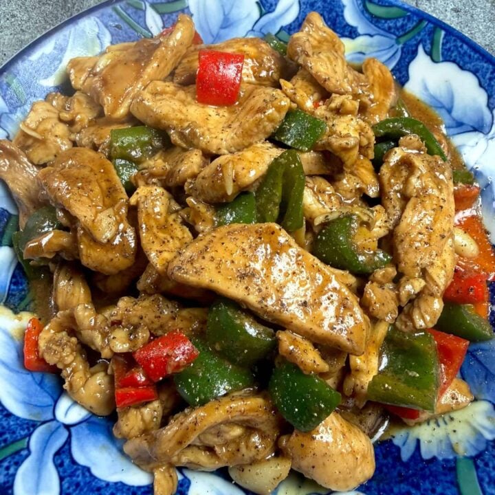Black Pepper Chicken Stir Fry