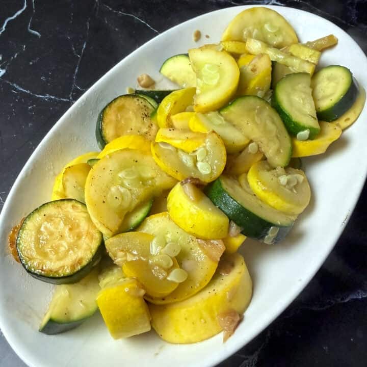 Garlic Zucchini and Yellow Squash Stir Fry Recipe