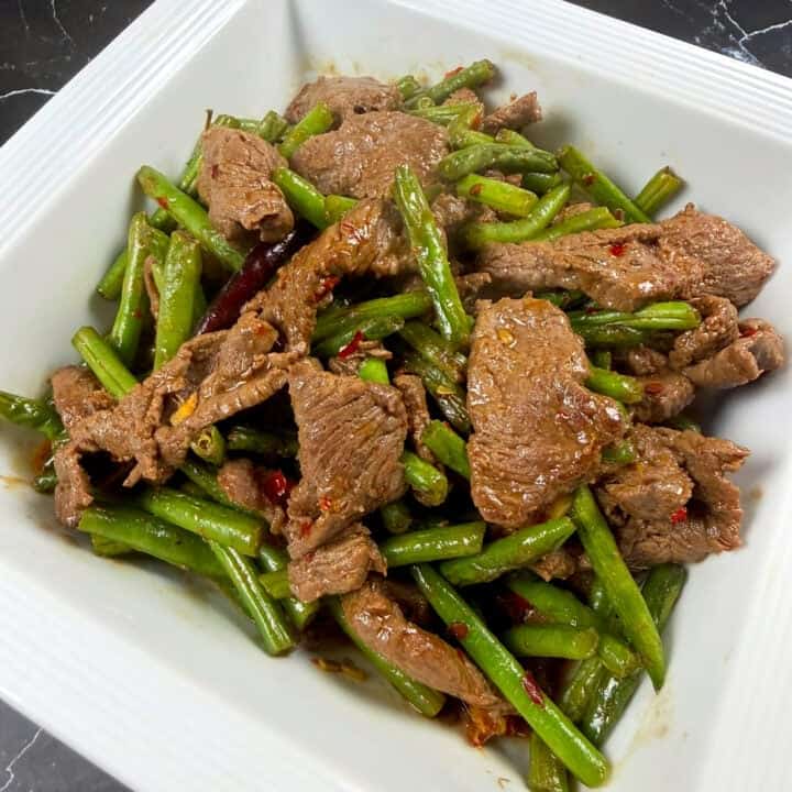 Sichuan Beef with Green Beans Recipe
