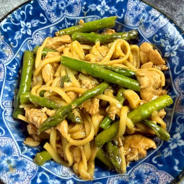 Chicken Asparagus Noodle Stir Fry Recipe